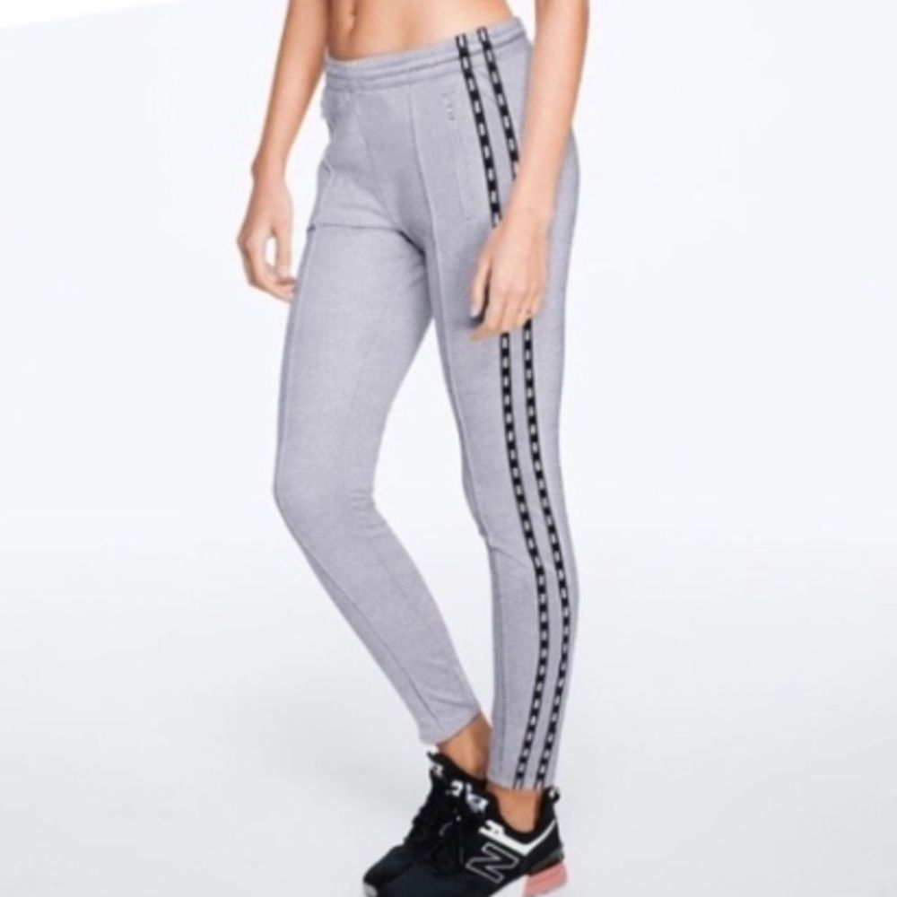 PINK VS Zippered Ankle Relaxed Slim Fit Track Pants